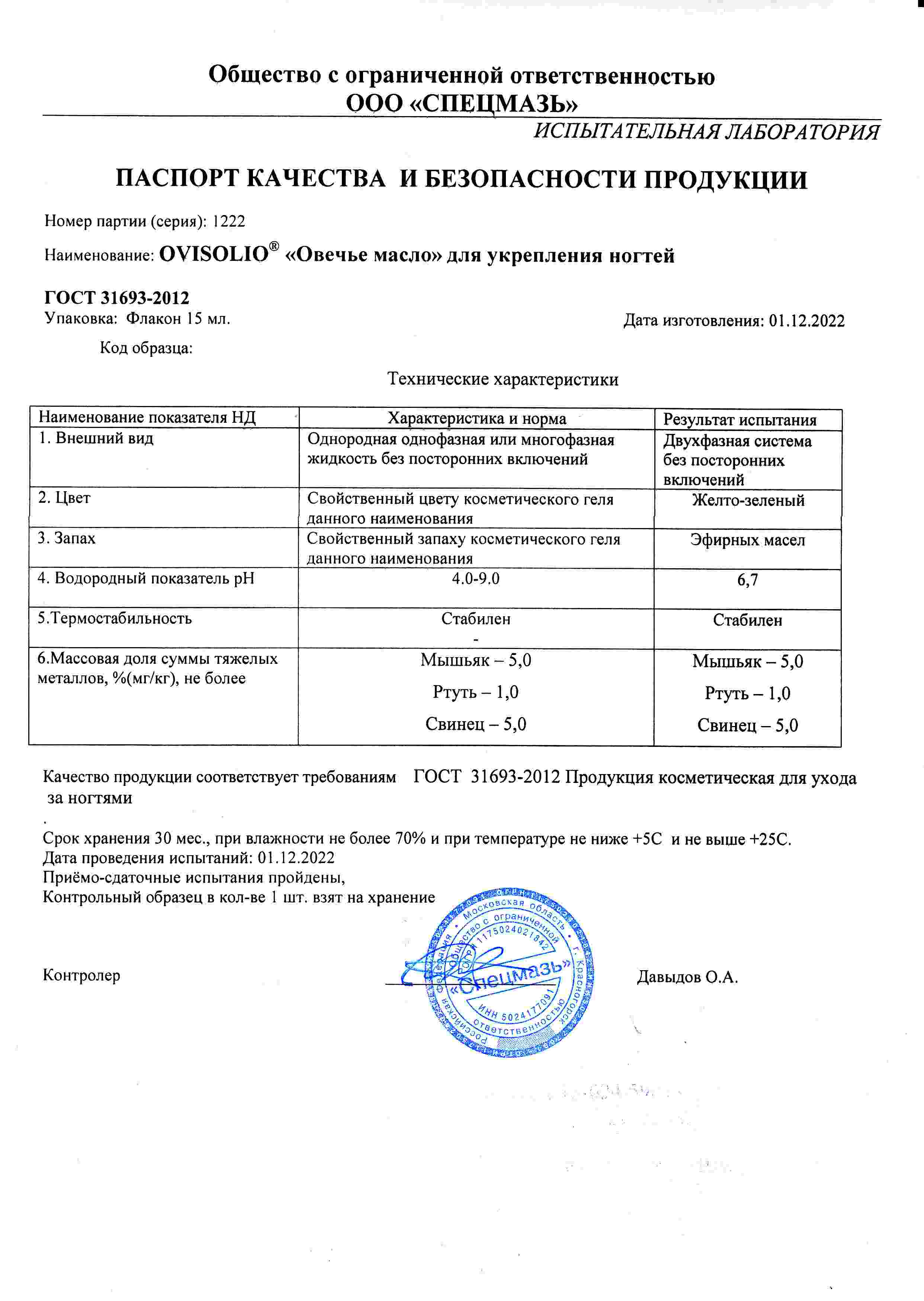 Паспорт №122022